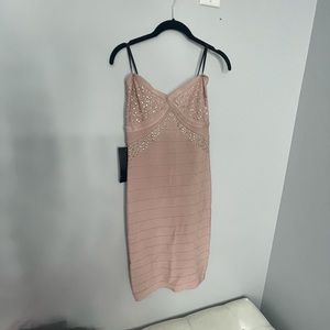 Bebe strapless midi bandage dress!